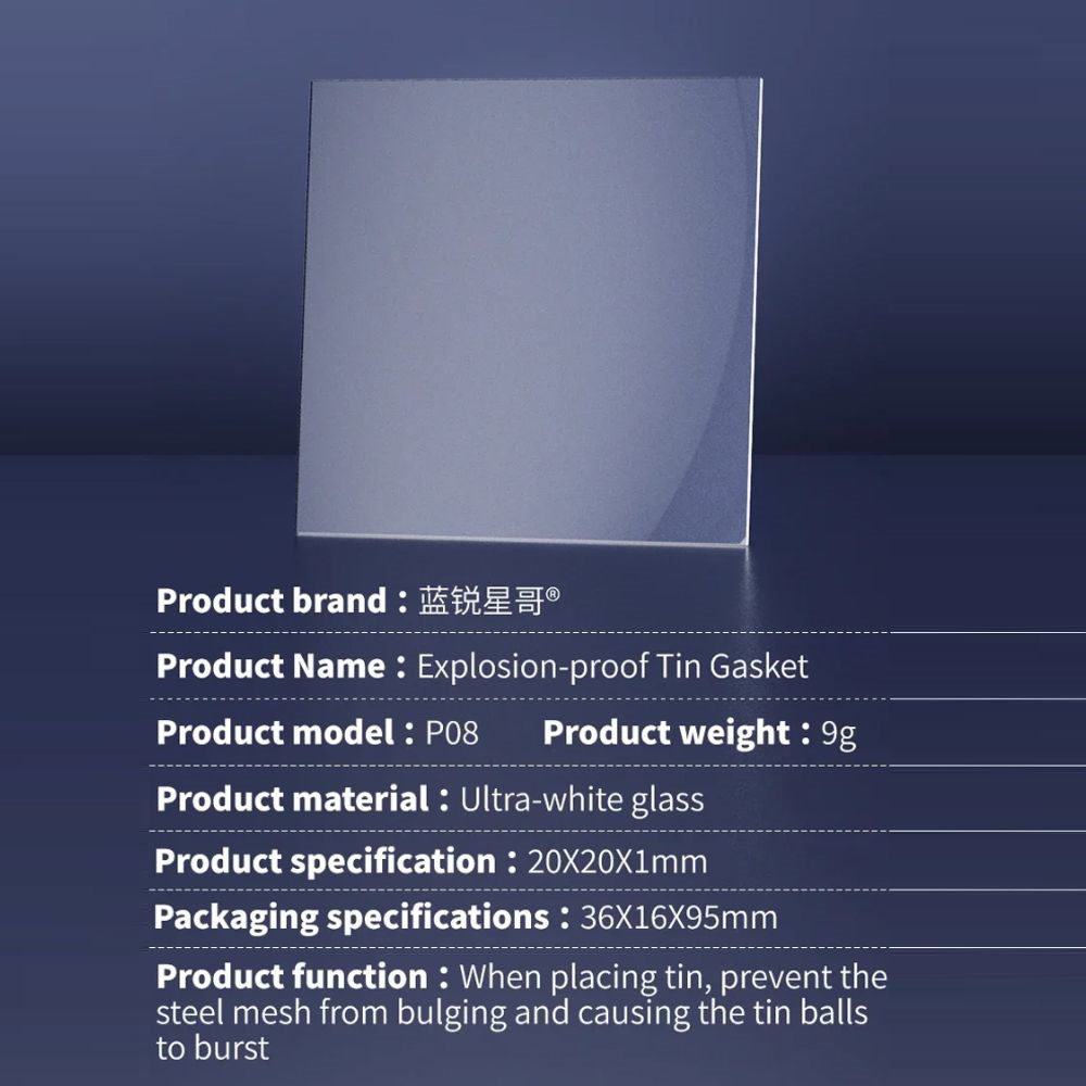 I FIX HGB-01 HIGH-TEMPERATURE RESISTANT EXPLOSION-PROOF TIN GASKET 4 PCS SET