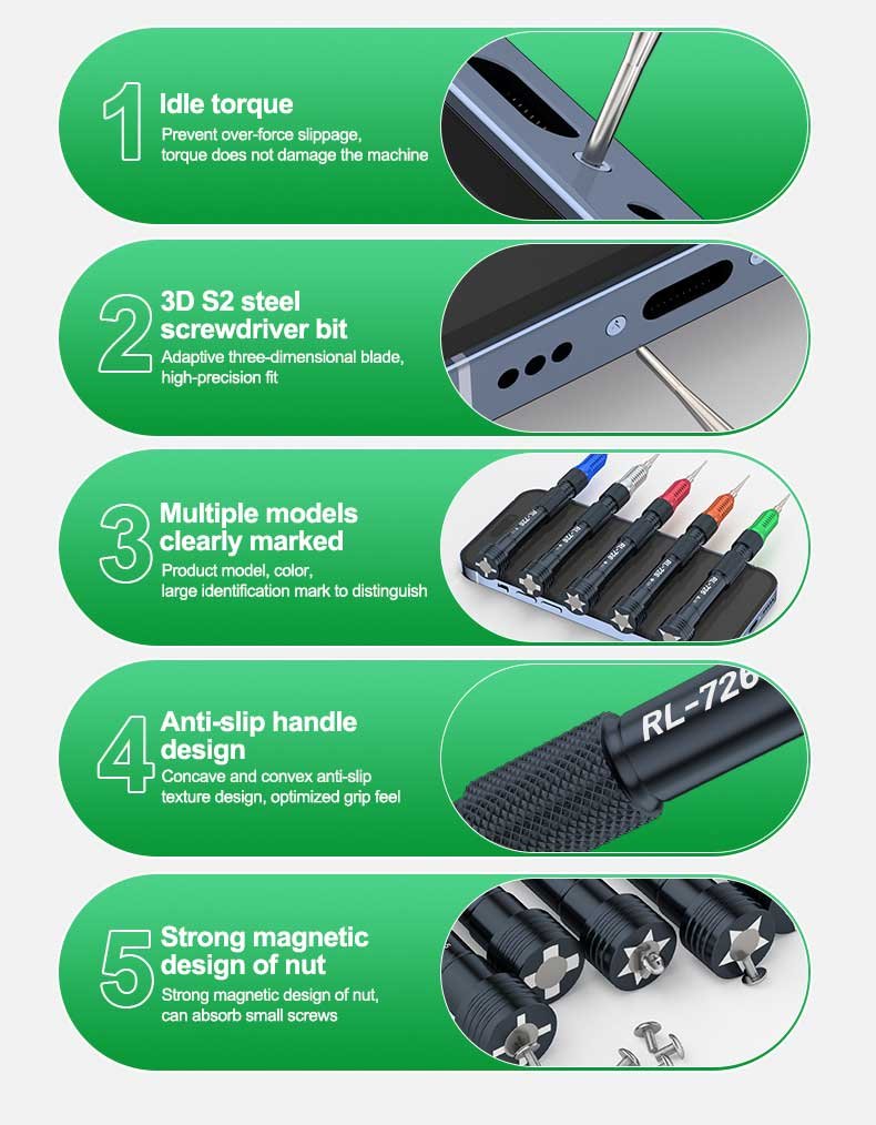 Relife Rl-726a 3d Torque Screwdriver Set