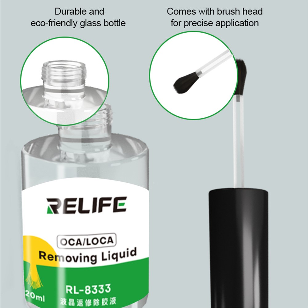 Relife RL-8333 20ML Oca Glue Remover Glass Bottle