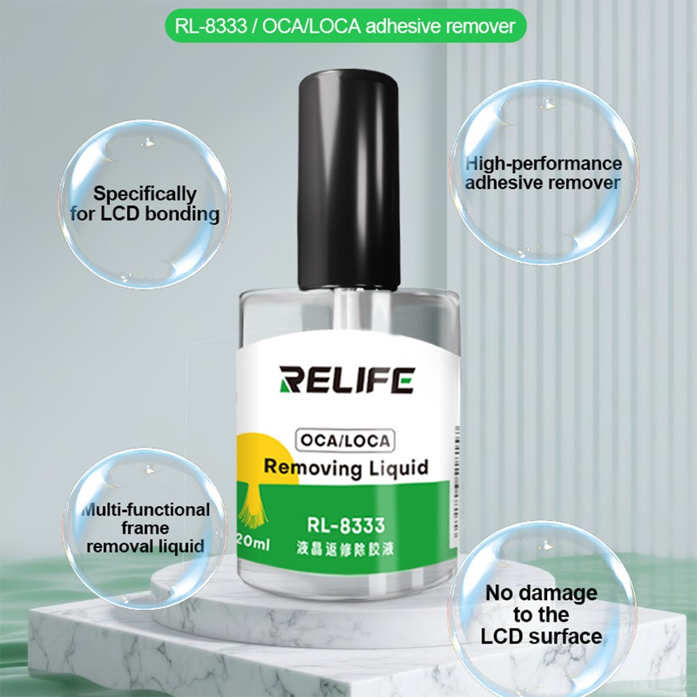 Relife RL-8333 20ML Oca Glue Remover Glass Bottle