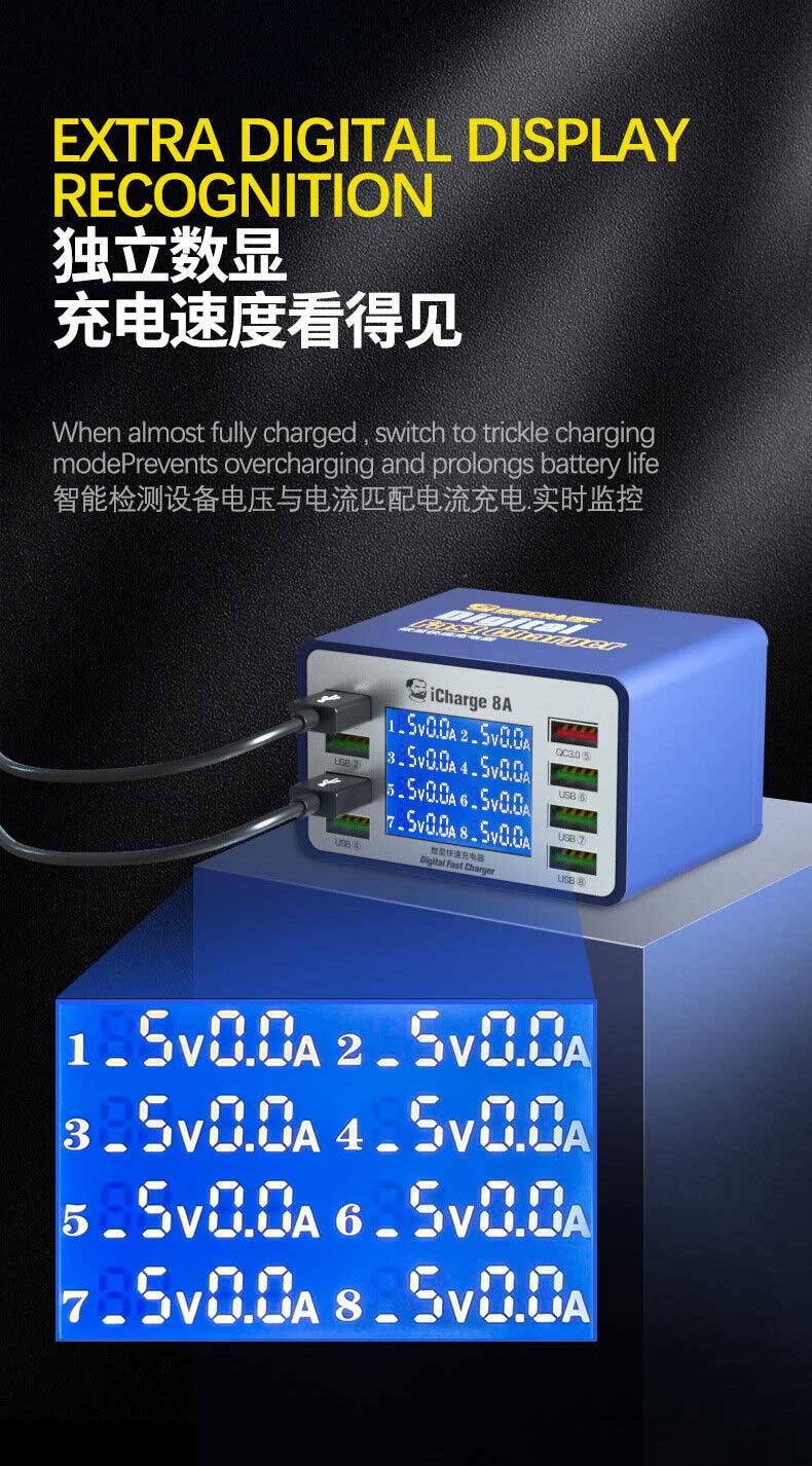 Mechanic Icharge 8A Quick Fast Charger