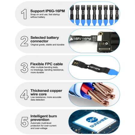Sunshine SS-905H SE Android phone series power cable