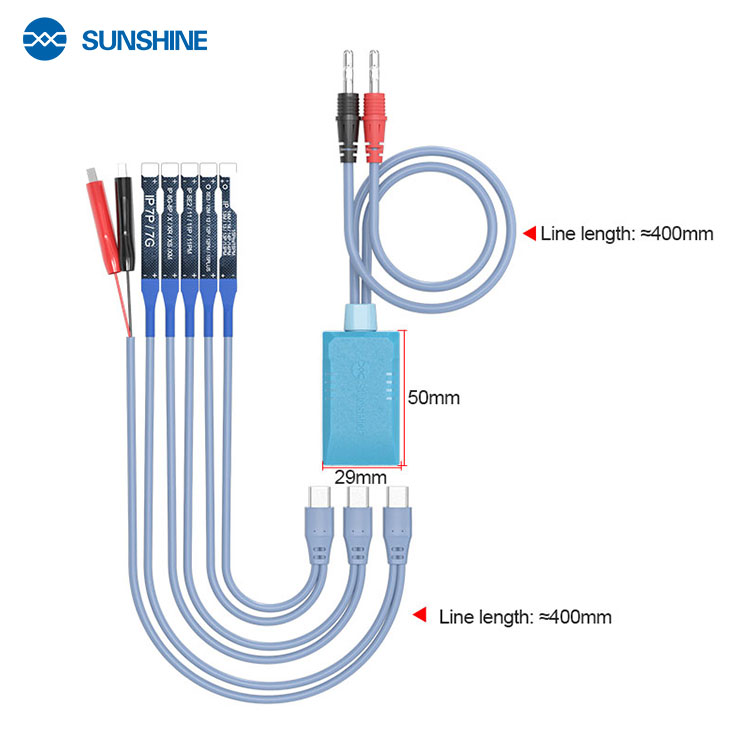 Sunshine SS-908e Boot Cable for iPhone 7 to 16 Pro Max