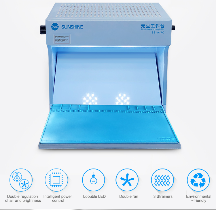  Sunshine SS-917C Adjustable Dust Free Working Room Anti Dust Bench Platform