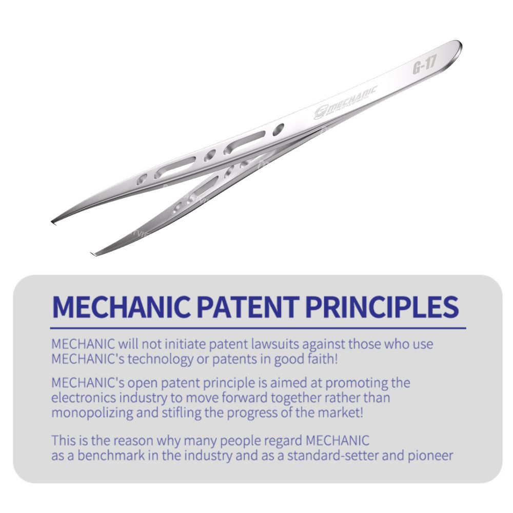 Mechanic G-17 Motherboard Layered Stainless Steel Tweezers for Motherboard BGA Repair