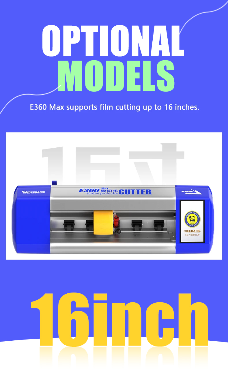 MECHANIC E360 MAX 16 INCH FILM CUTTING MACHINE