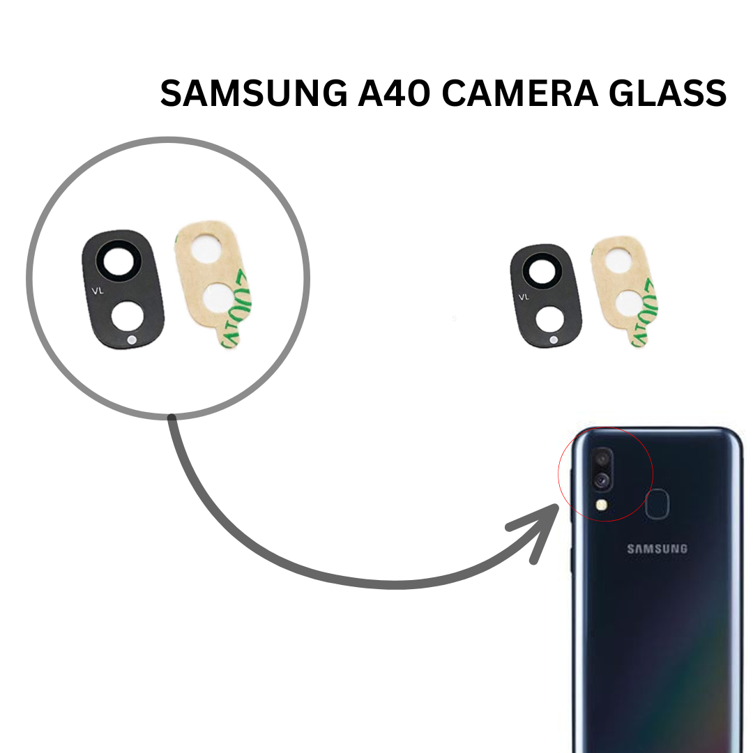 SAMSUNG A40 CAMERA GLASS