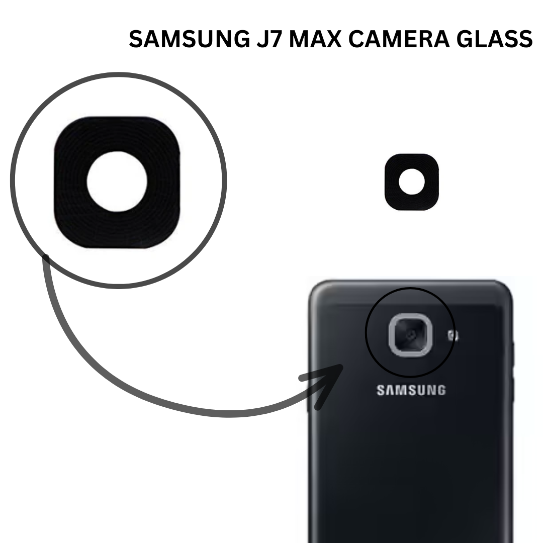 SAMSUNG J7 MAX CAMERA GLASS