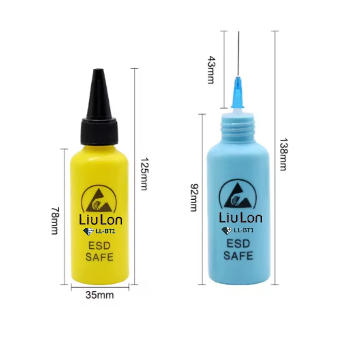 Liulon LL-BT1 Blue and Yellow Solvent Bottle Combo 