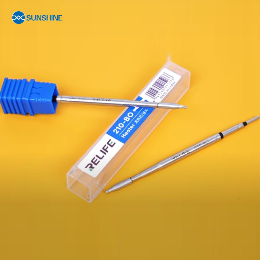 Relife 210-Bo Innovative Ball Tip Design Integrated Soldering Iron Tip and Heater