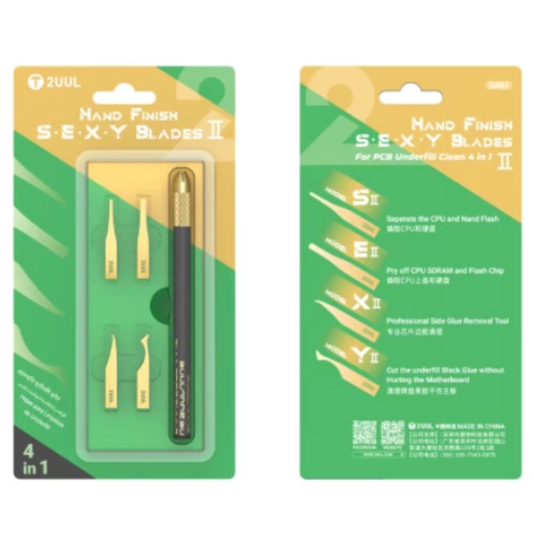 2UUL DA61 Hand Finish SEXY 2 Blades Set
