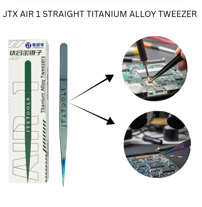 Jtx Air 1 Straight Titanium Alloy Tweezer