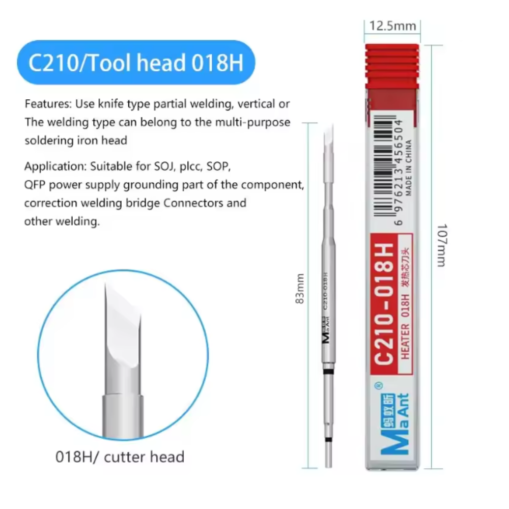 Maant C210-018h Soldering Iron Head