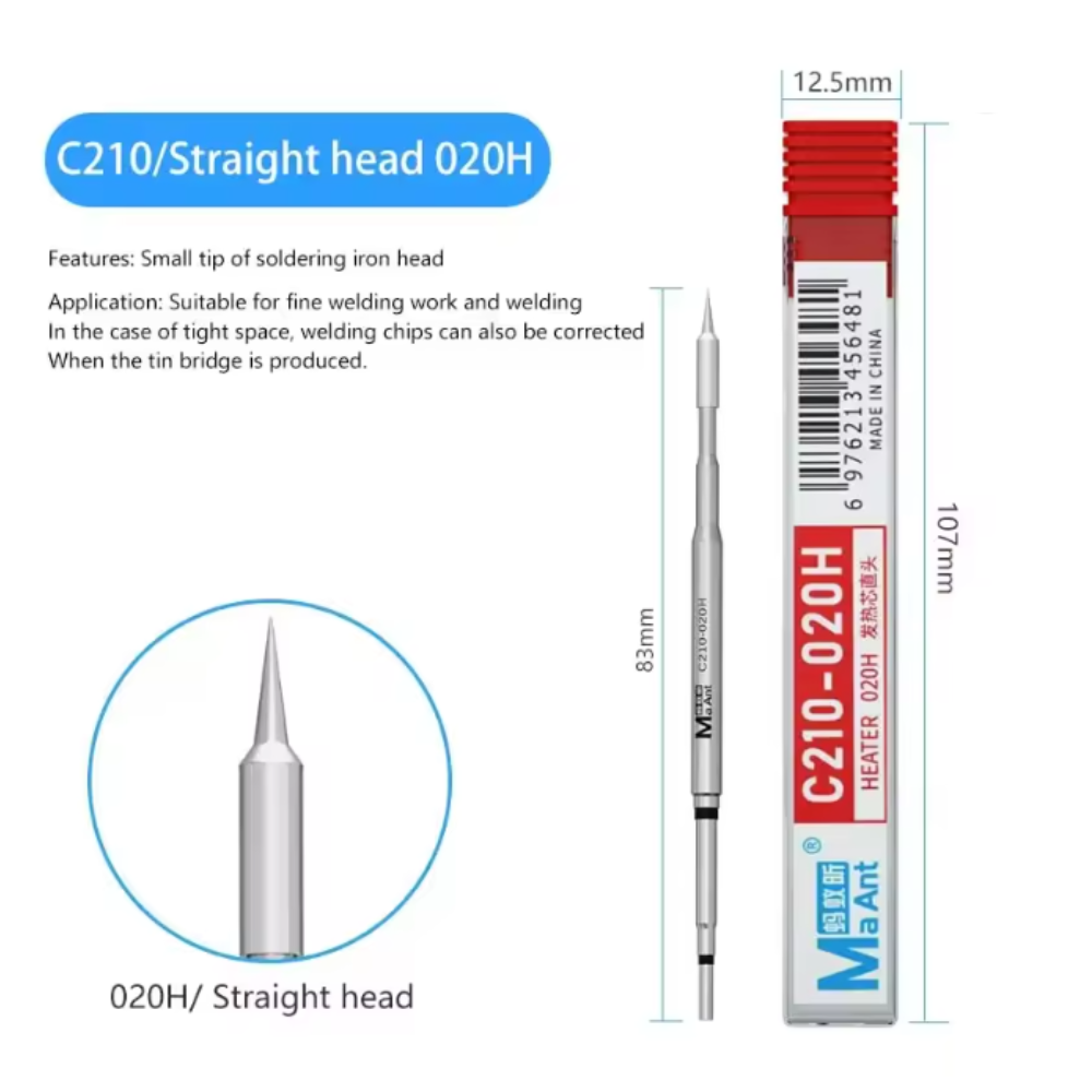Maant C210-020h Soldering Iron Head