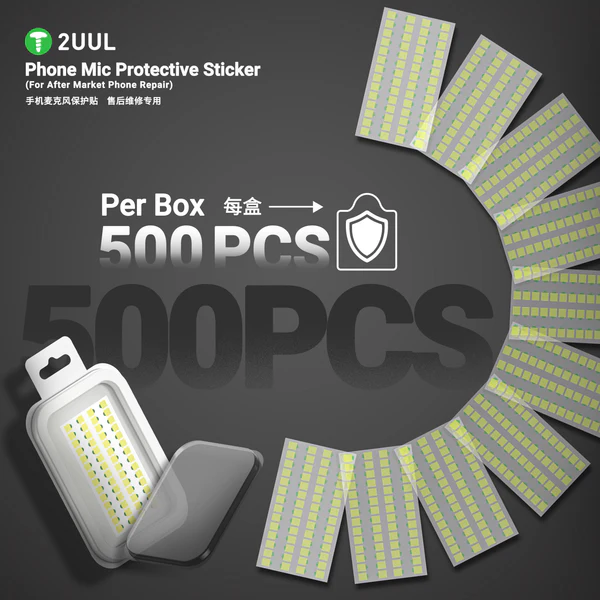 2UUL DA32 Phone Mic Protective Sticker (For After Market Phone Repair)