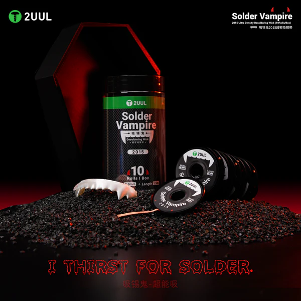 2UUL DW15 Solder Vampire Desoldering Wick 2015 10Rolls/BOX