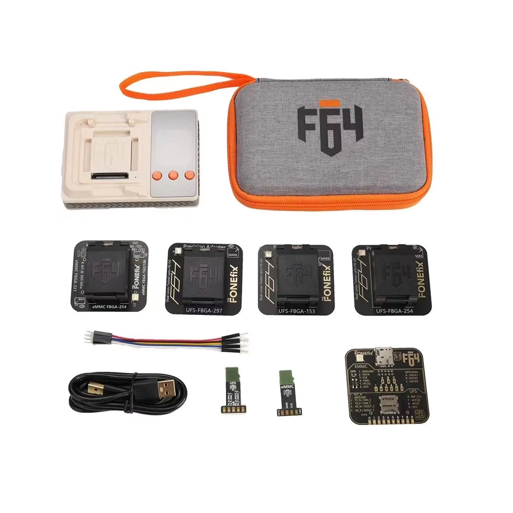 Flash F64 Ultra UFS eMMC Programmer Complete Full Kit Set