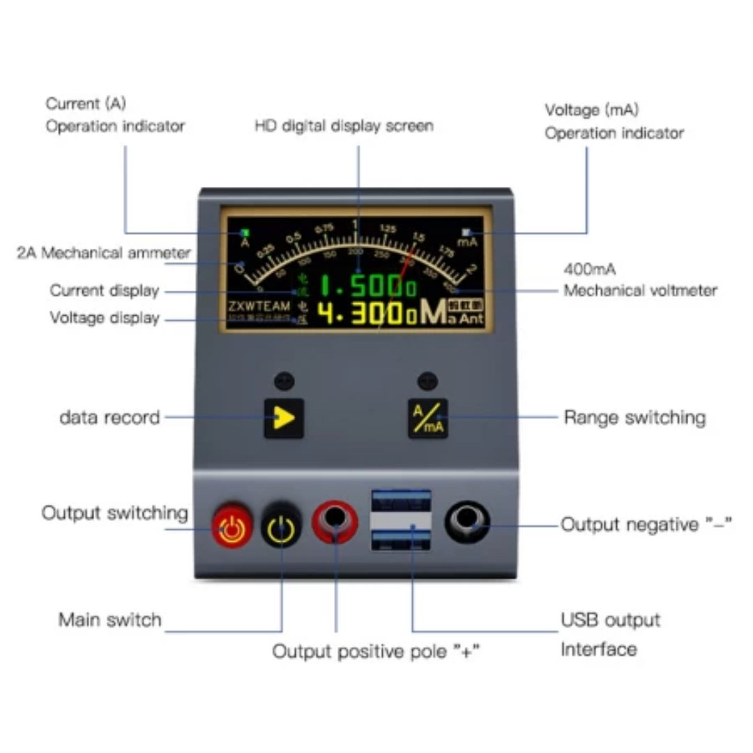 Maant Portable Bluetooth Current Recorder