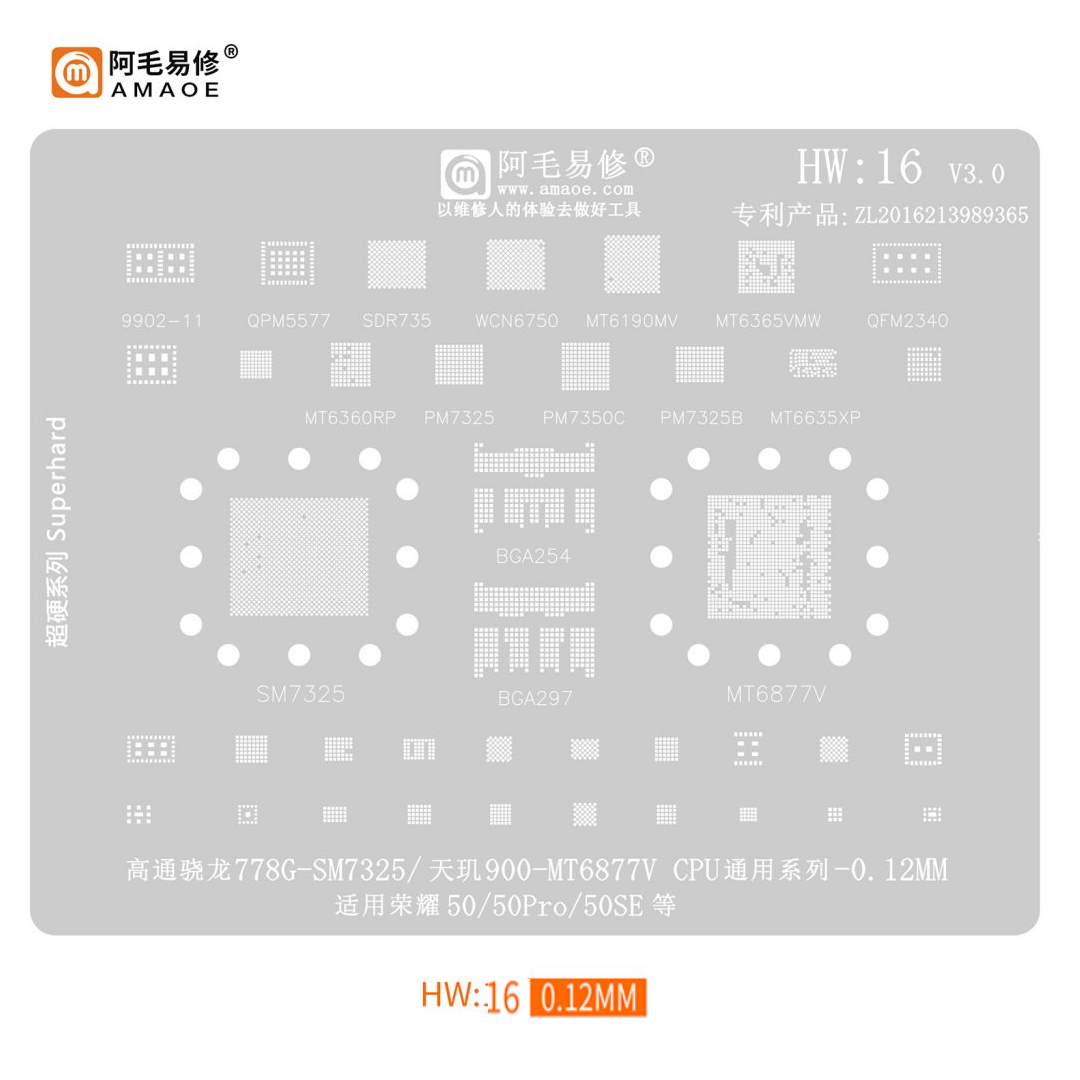 AMAOE HW-16 STENCIL  For Honor/Huawei