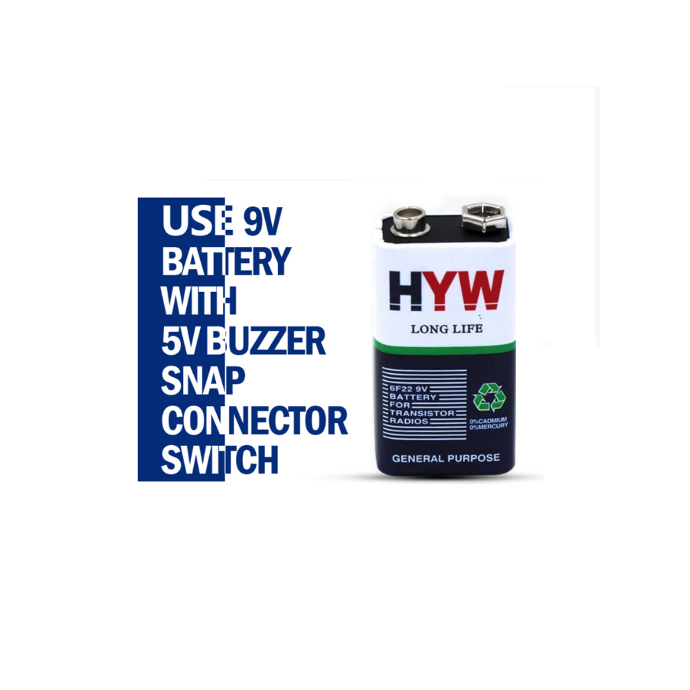 HYW 9V Battery