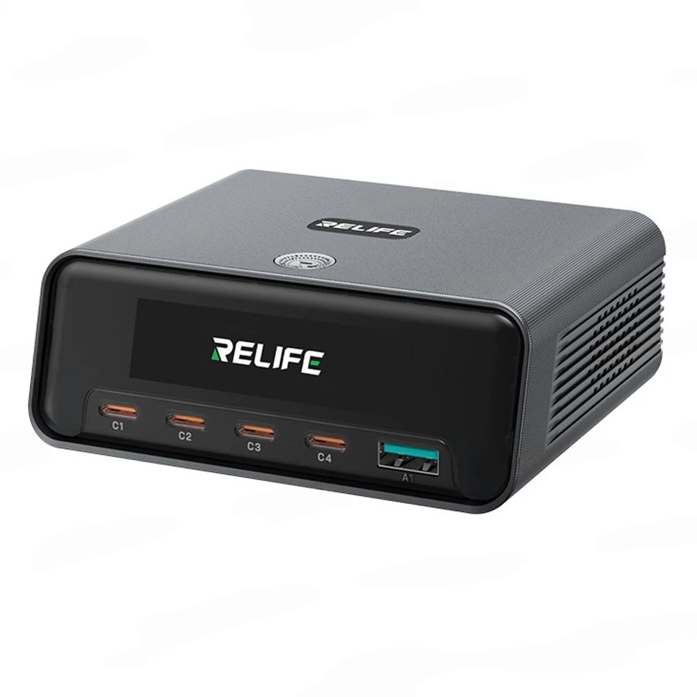 RELIFE Q8 Black 165W Gan Intelligent Multi-port Charger