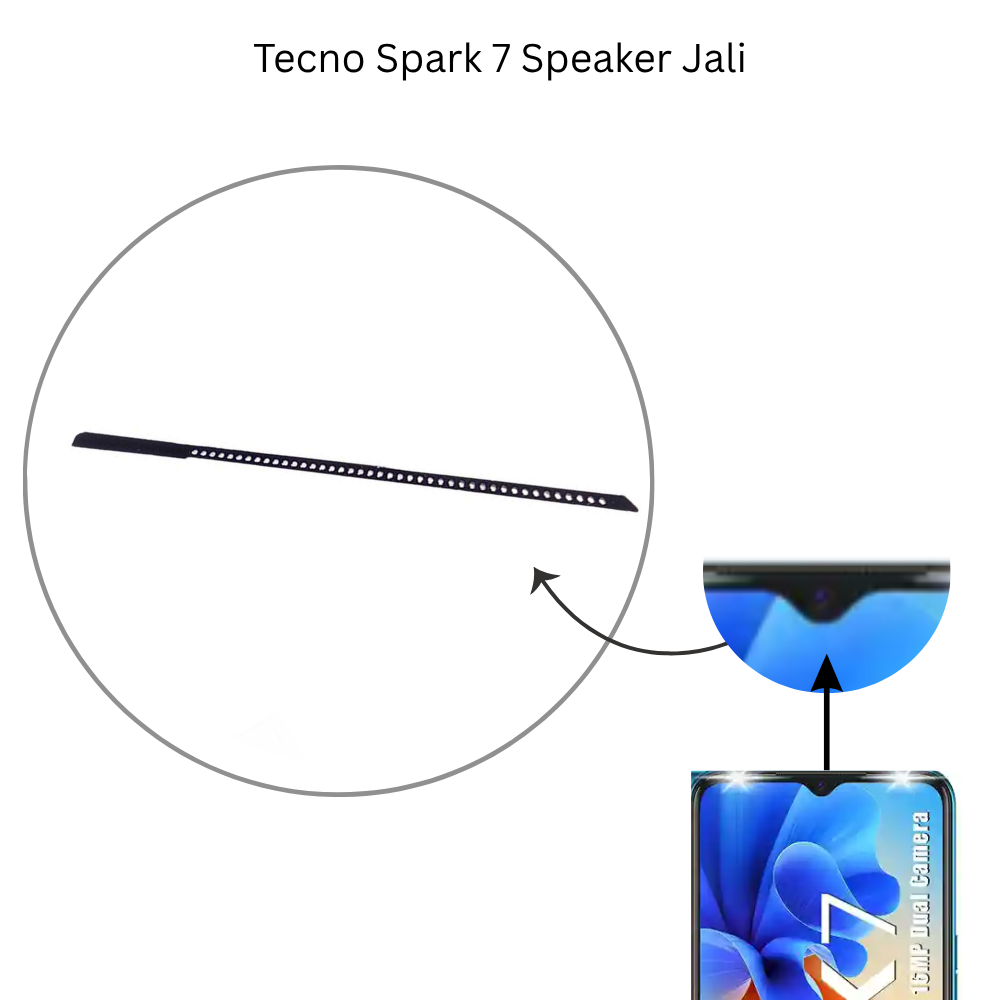 Tecno Spark 7 Speaker Jali