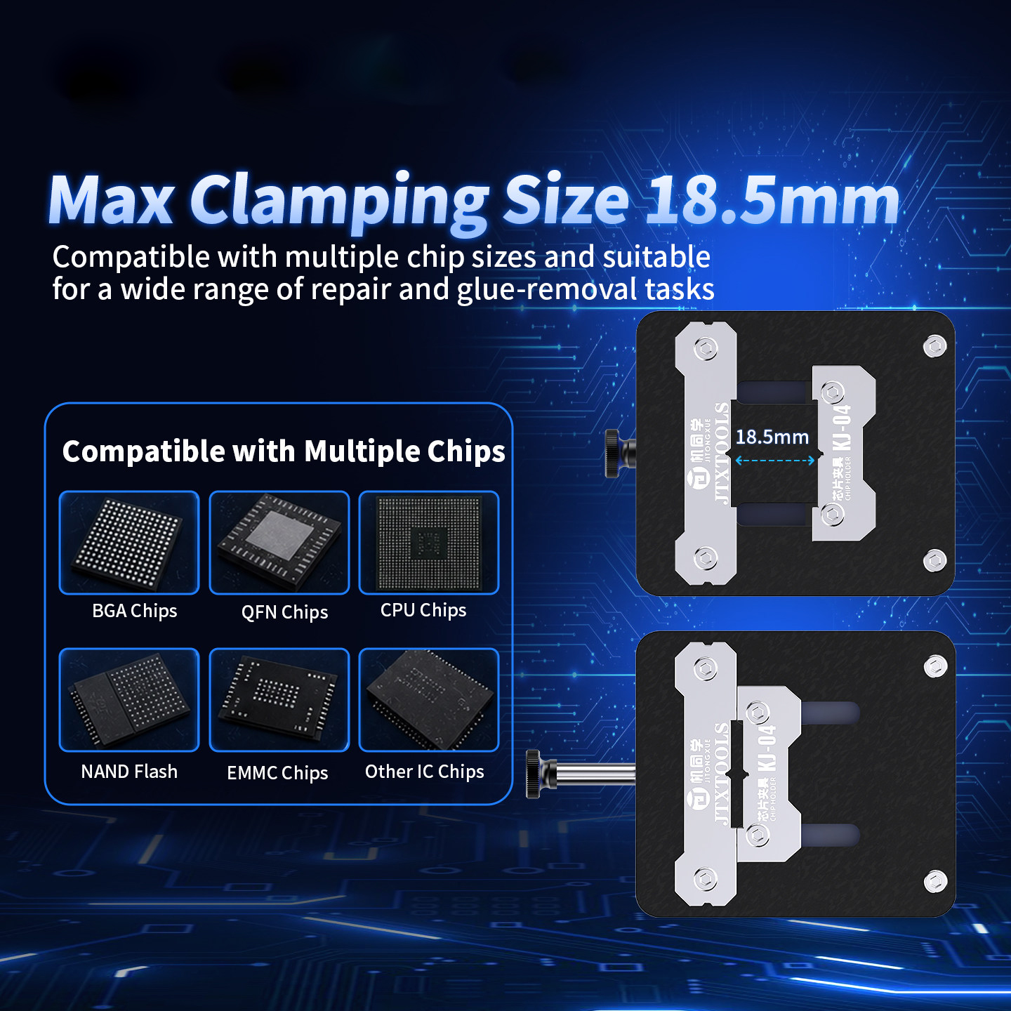 JTX KJ-04 Universal Press-type Quick Chip Holder