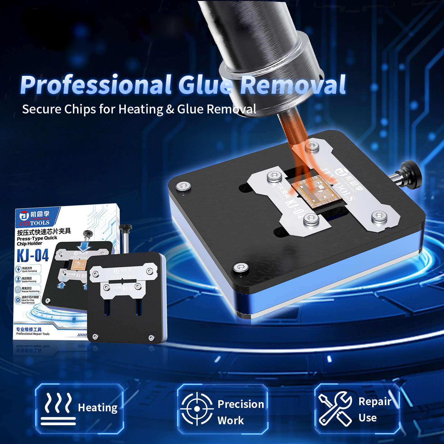 JTX KJ-04 Universal Press-type Quick Chip Holder