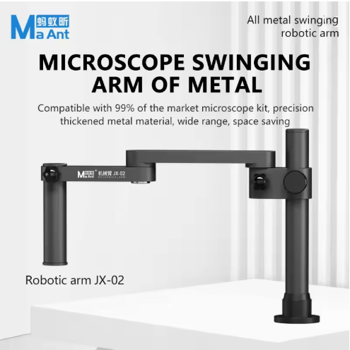 Maant Jx-02 360° Rotating Robotic Arm Metal Microscope Base