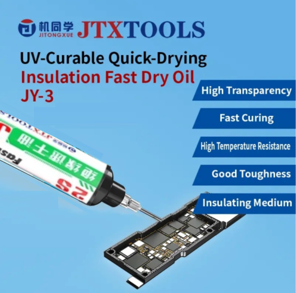 Jtx Jy-3 Uv Fast Curing Insulation Oil