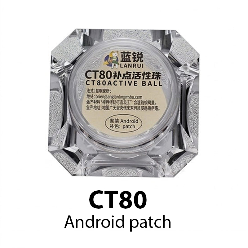 LANRUI CT80 Fill Active Solder Balls 25000Pcs Micro BGA Solder Beads for Android Motherboard Repair