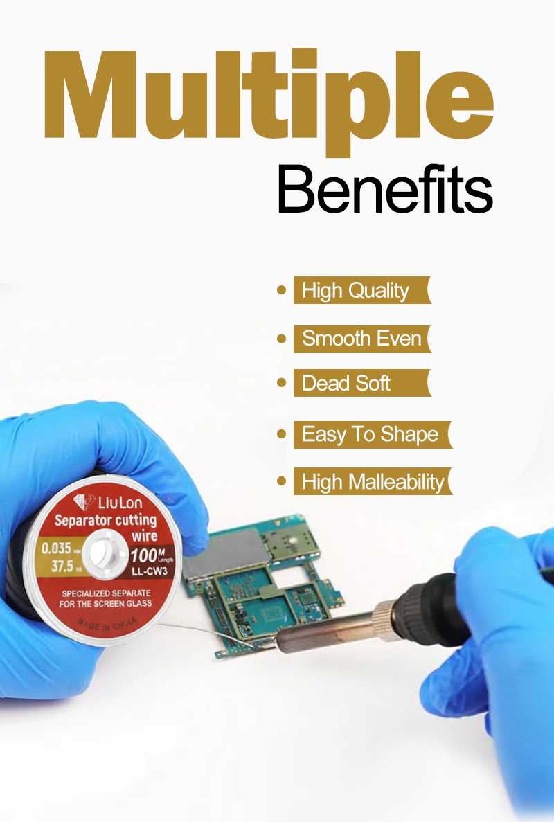 LIULON LL-CW3 0.035 100M Separator Cutting Wire