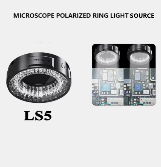 Mechanic Ls5 84 Led Adjustable Anti-Glare Without Polarizing Lens Microscope Ring Light