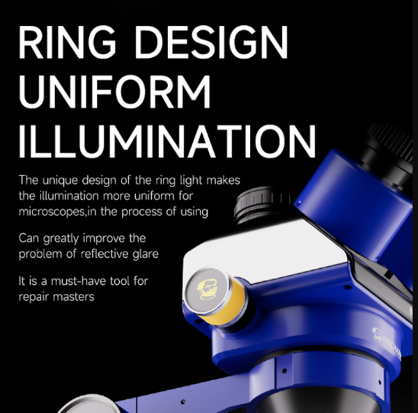 Mechanic LS720 Plus 72-LED Dual Polarization Adjustable Microscope Ring Light