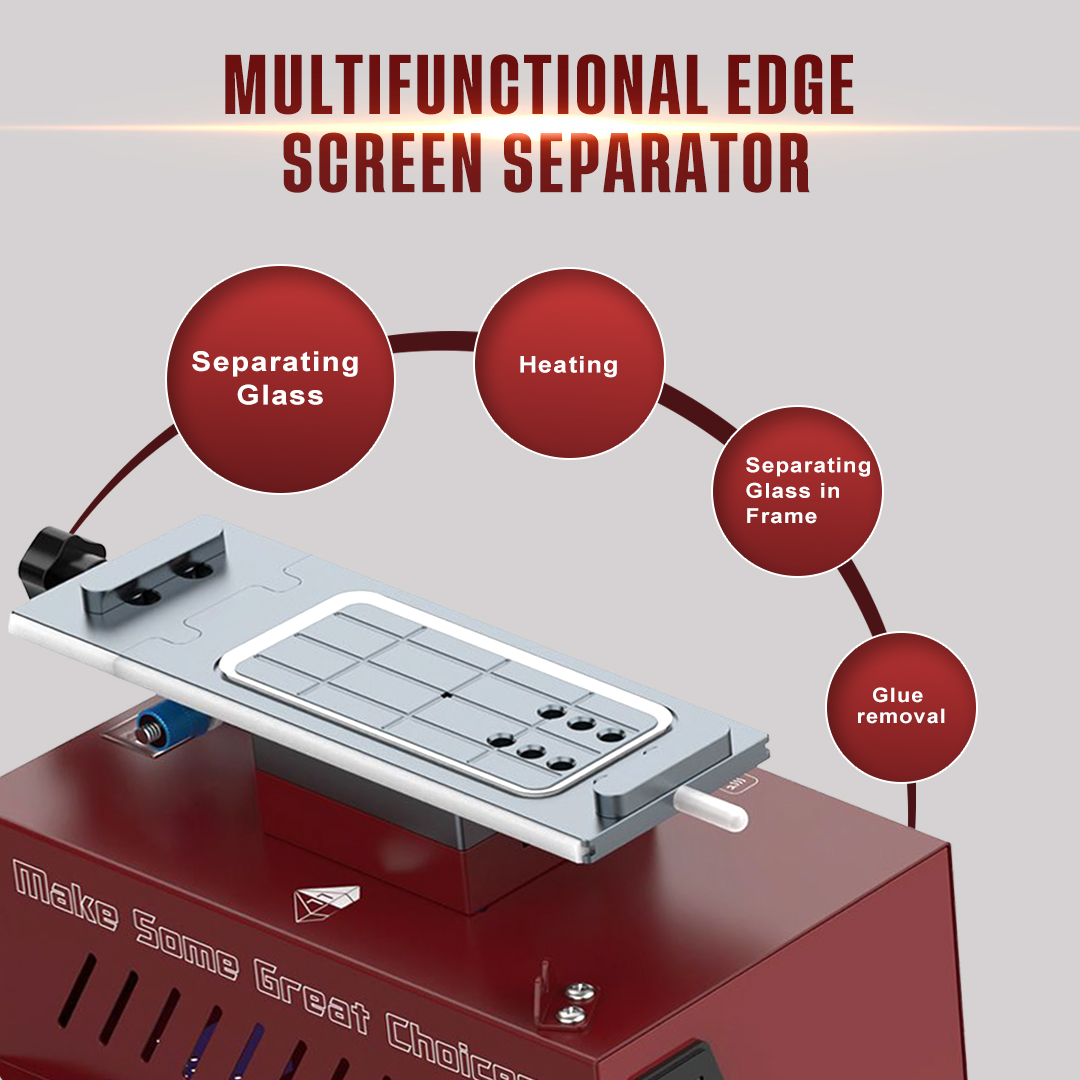 Liulon LL-SP366 Pro Ai Voice Controller 360° Adjustment 7-inch Double Suction Smart LCD Screen Separating Machine