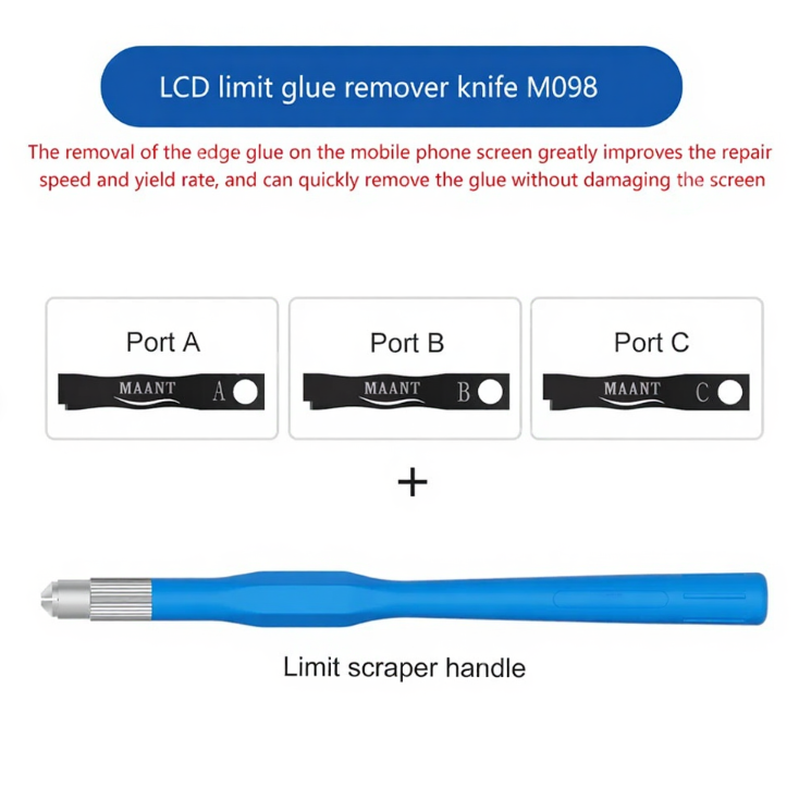 MaAnt M098 LCD Limit Glue Removal Knife for Removing Mobile Phone Screen Glue