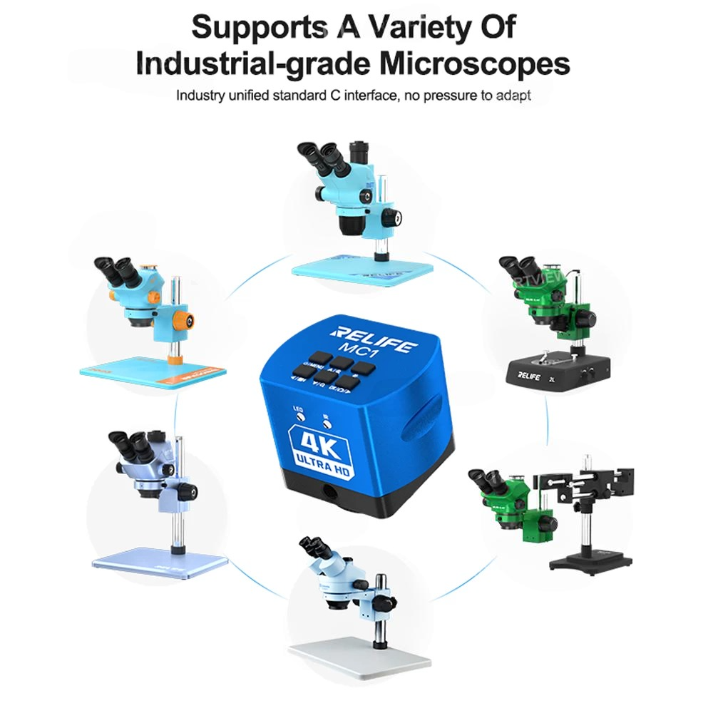 Relife Mc1 60-Megapixel 4k Hd Microscope Camera