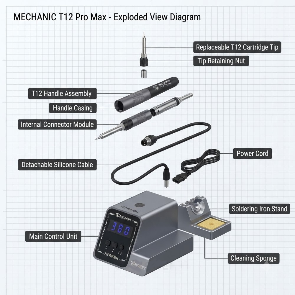 MECHANIC T12 PRO MAX HANDLE