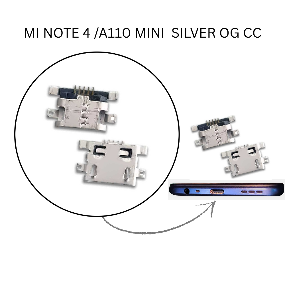 MI NOTE 4 /A110 MINI  SILVER OG CC