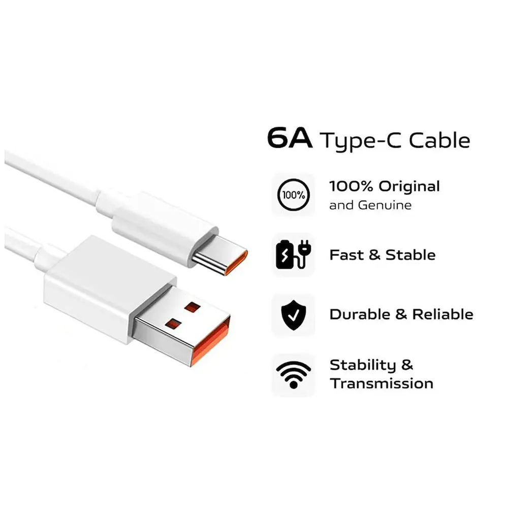MI TYPE-C DATA CABLE WHITE
