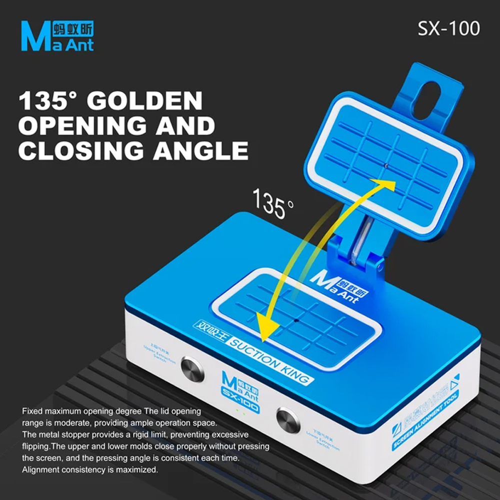 MaAnt SX-100 8-inch Double-Suction King Screen Aligner for Screen Alignment and Fitting Together