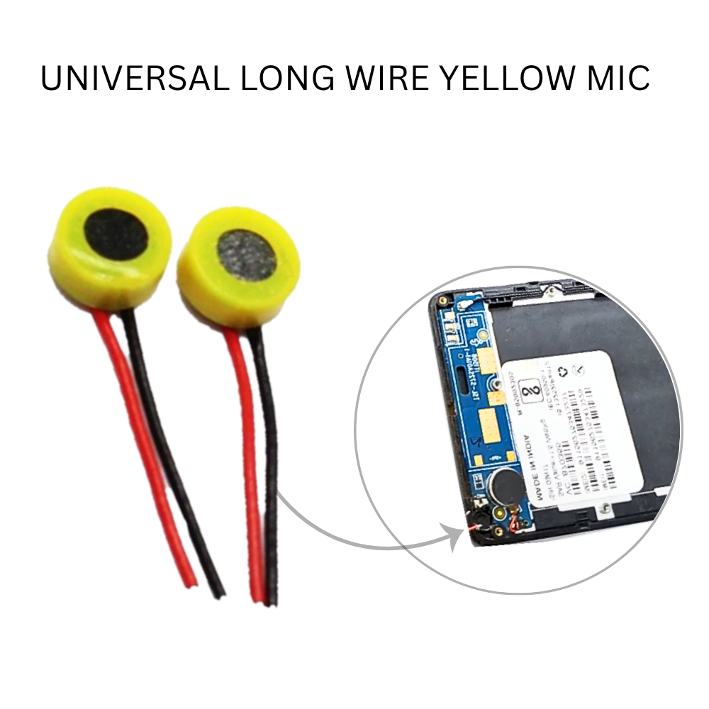 UNIVERSAL LONG WIRE YELLOW MIC