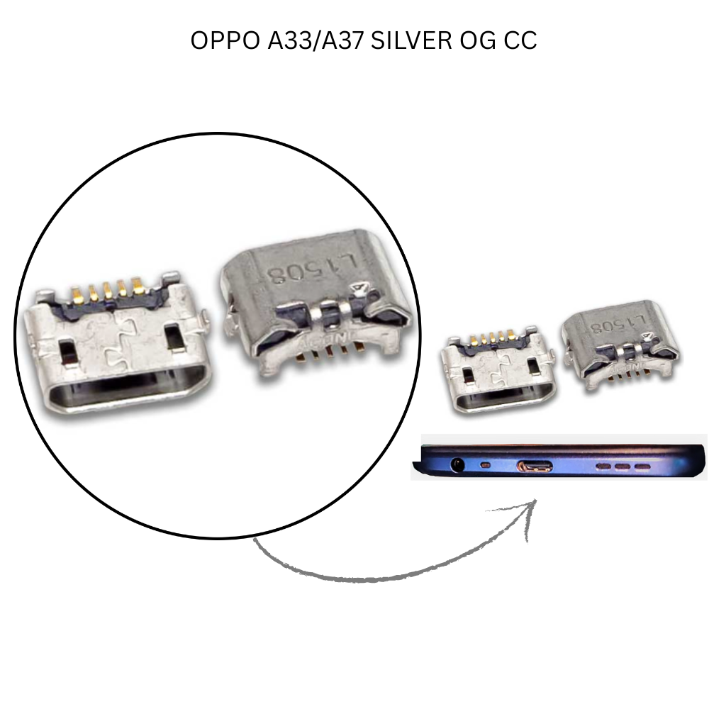 OPPO A33/A37 SILVER OG CC