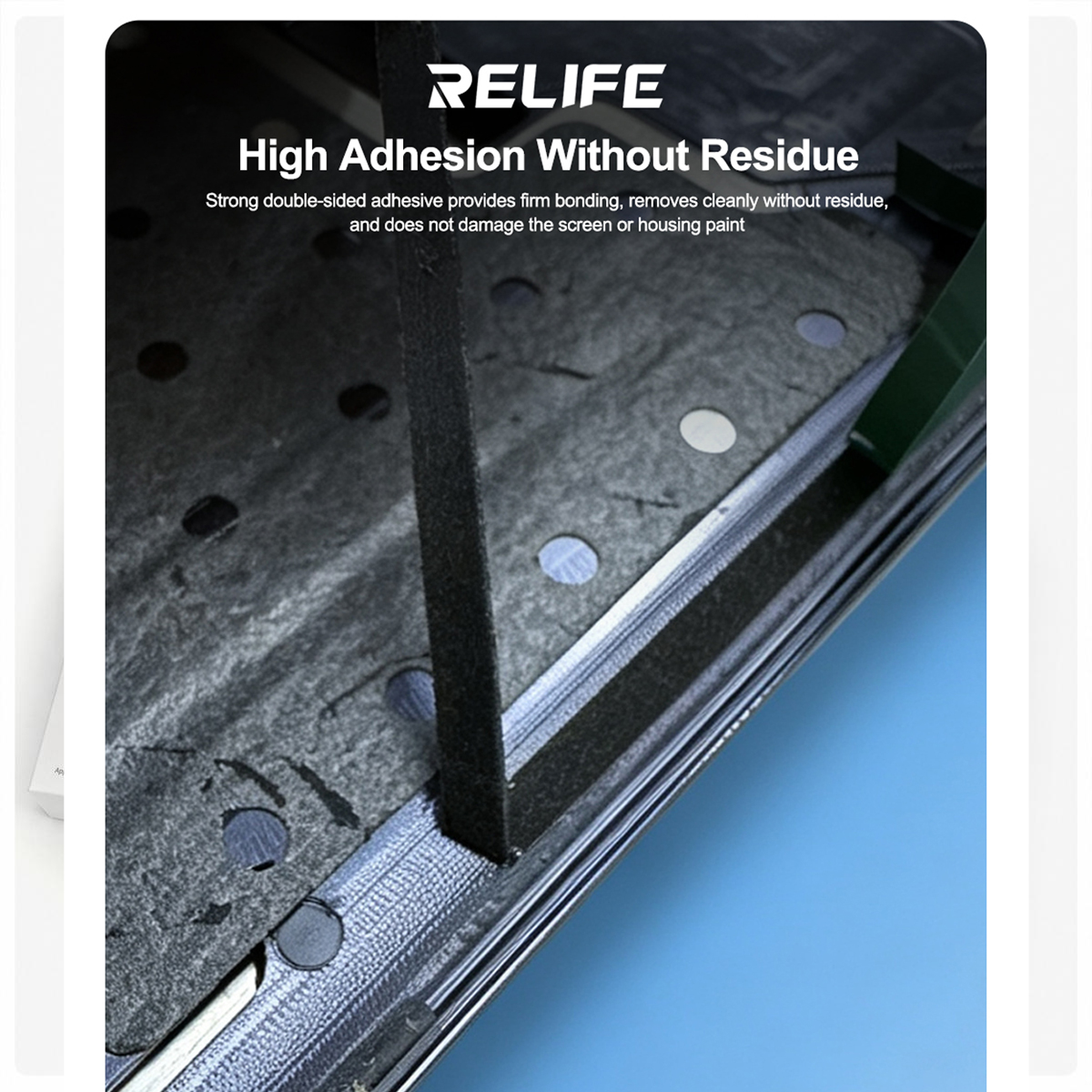 RELIFE HX1 5MM 10M Green Cushion Sealing Double-sided Tape (5roll/Box)