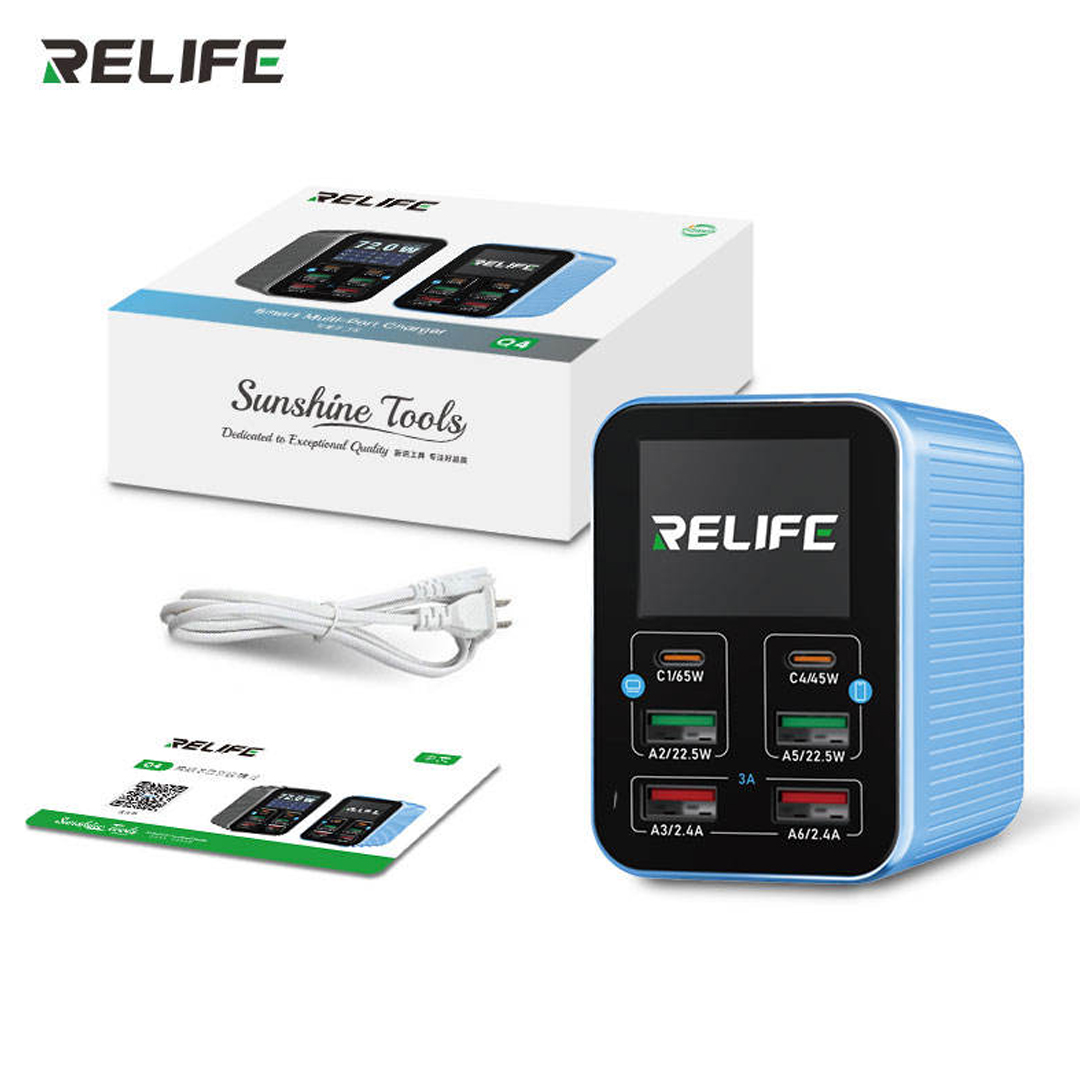 RELIFE Q4 Blue smart multi-port charger