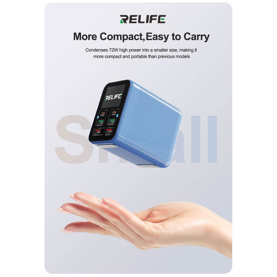 RELIFE Q4 Blue smart multi-port charger