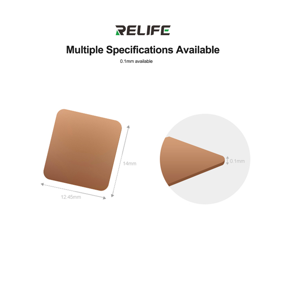 Relife RL-093a 0.1mm Heat Sink Copper Sheet