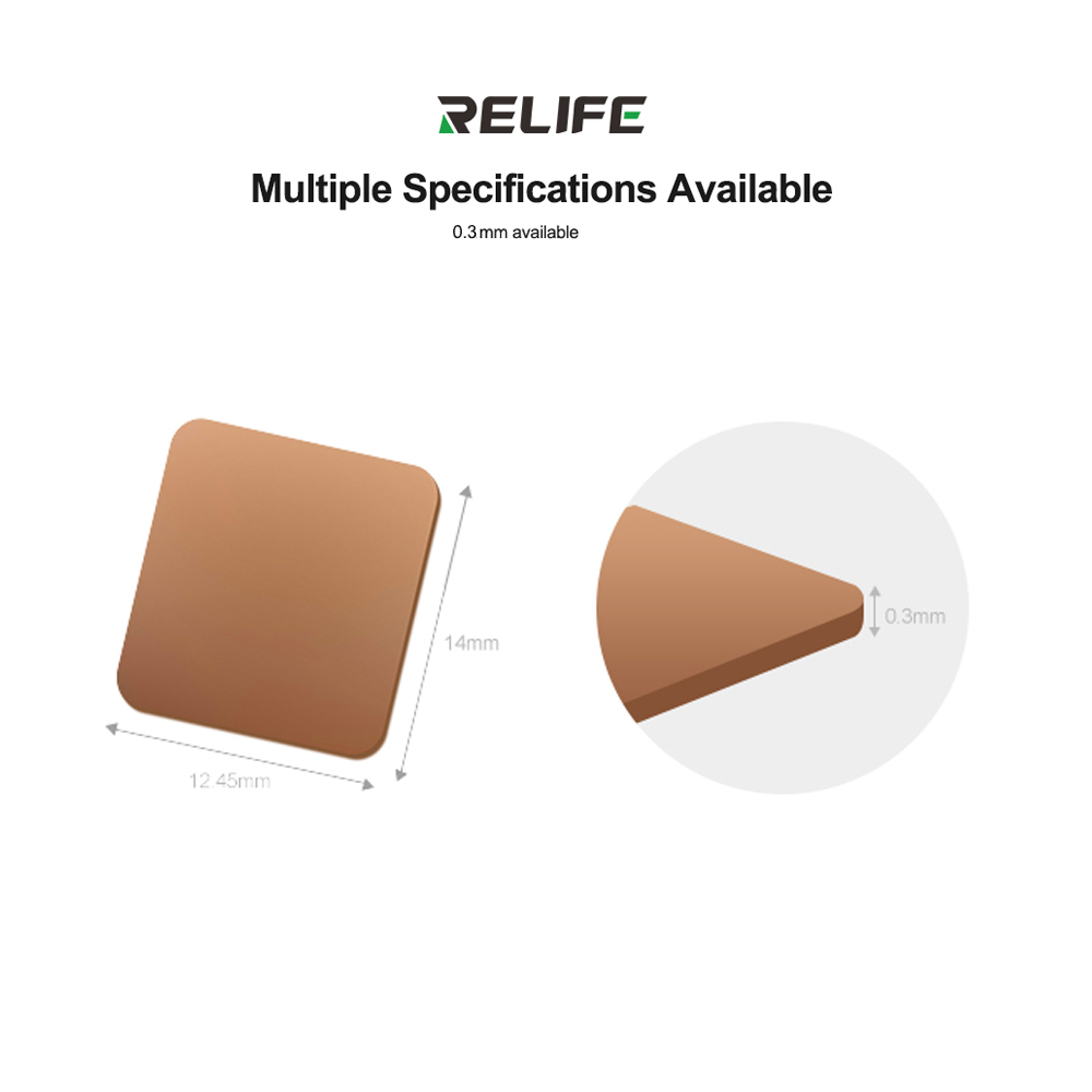 Relife RL-093B 0.3mm Heat Sink Copper Sheet