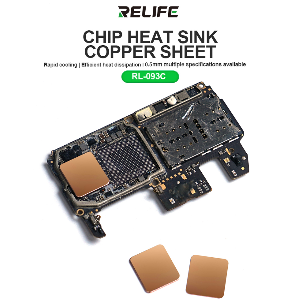 Relife RL-093C 0.5mm Heat Sink Copper Sheet