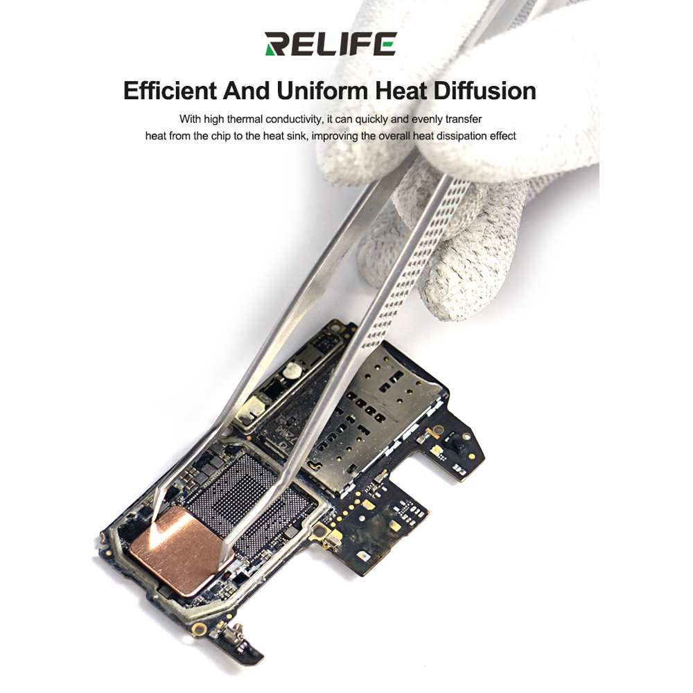Relife RL-093C 0.5mm Heat Sink Copper Sheet